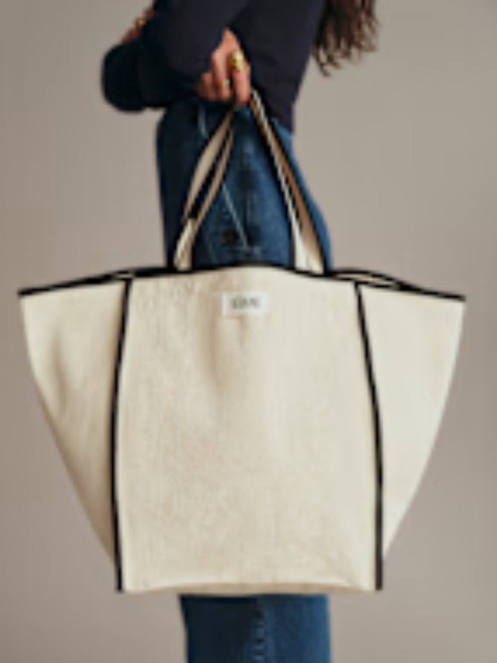 NWOT Sezane White Tote